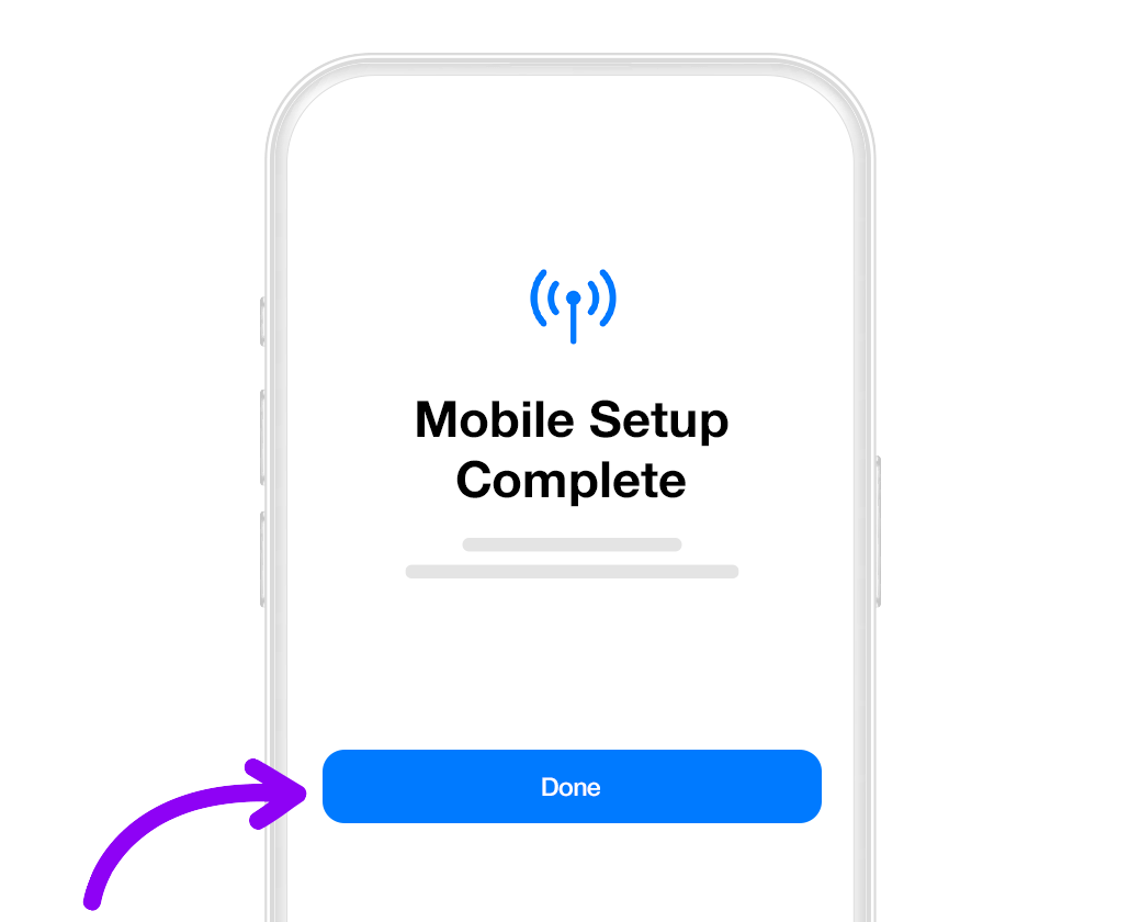 Cellular set-up complete!